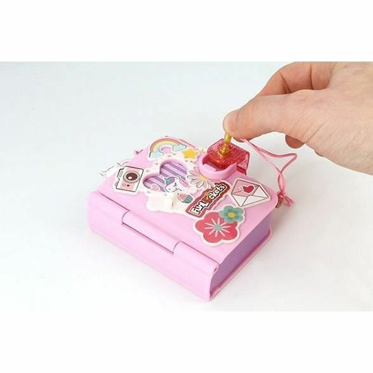 Diary with accessories Funlockets Mini Pink