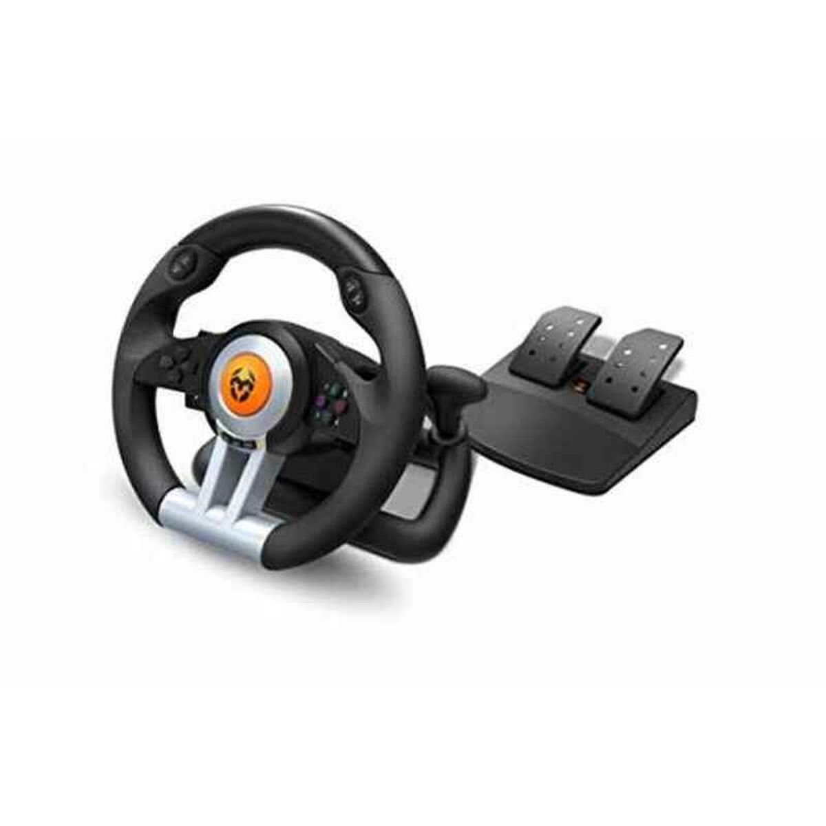 Racing Steering Wheel Krom NXKROMKWHL Black 2,4 m Racing Steering Wheel Krom NXKROMKWHL Black 2,4 m