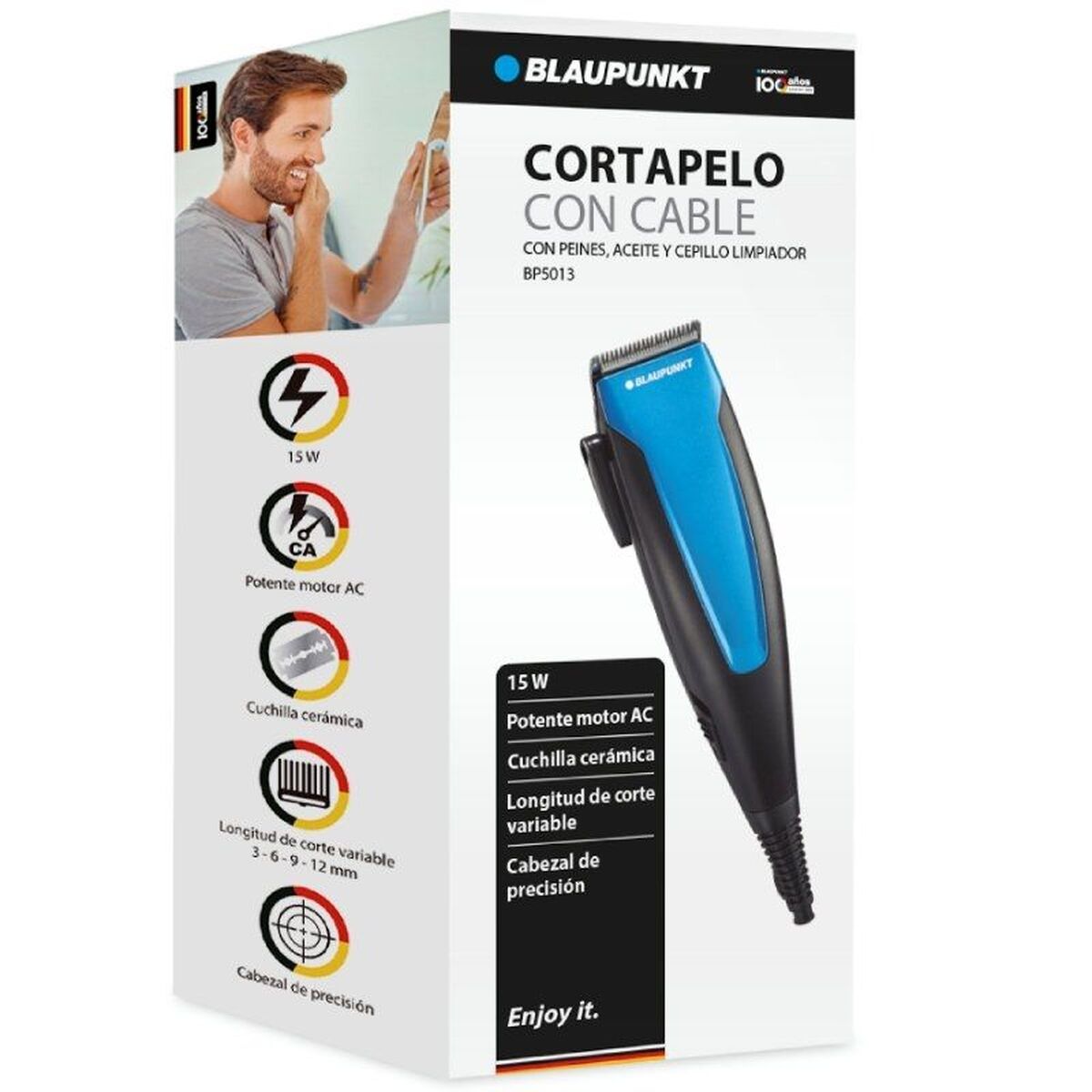 Hair Clippers Blaupunkt BP5013 6 Pieces Hair Clippers Blaupunkt BP5013 6 Pieces