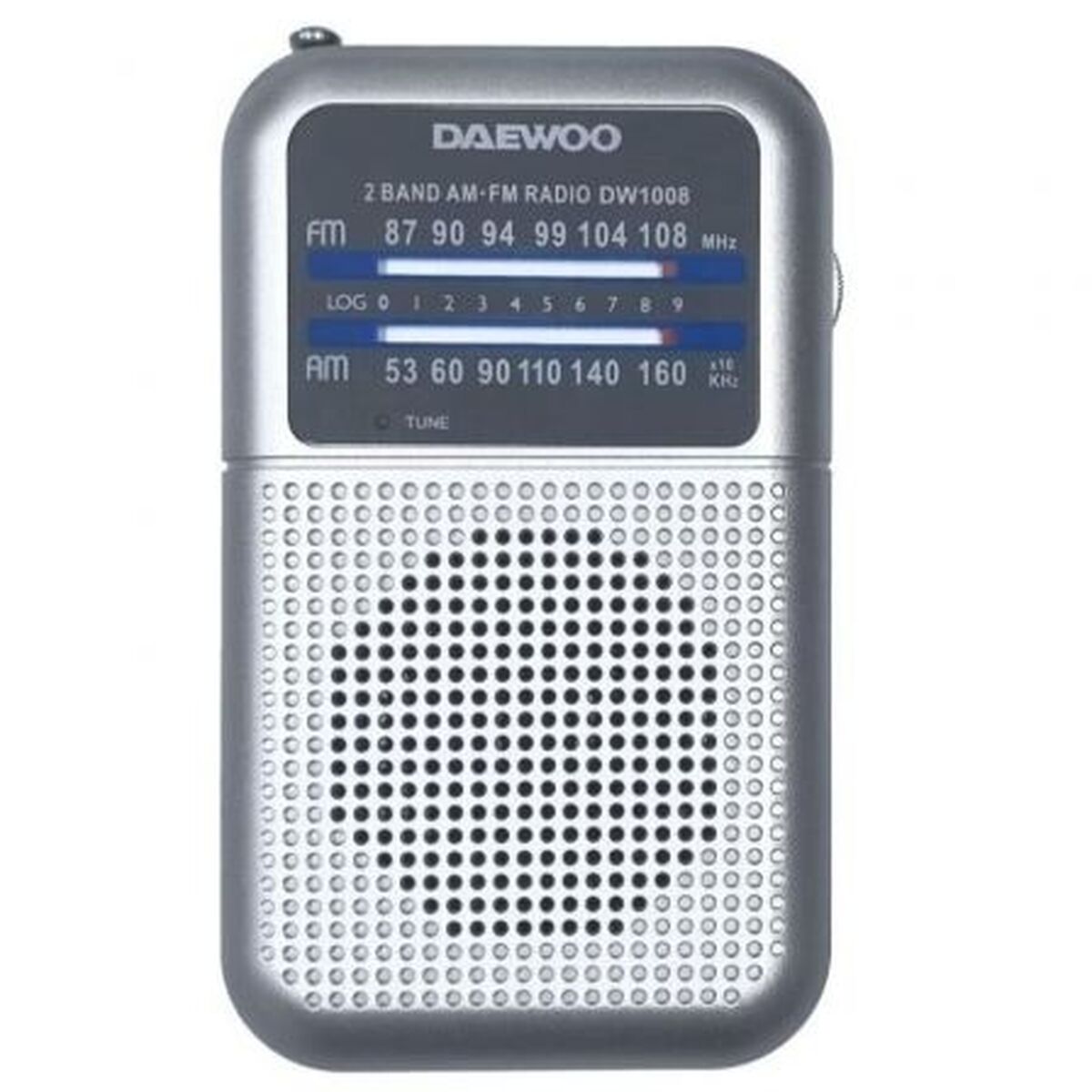 Transistor Radio Daewoo DW1008SL Silver AM/FM Retro Transistor Radio Daewoo DW1008SL Silver AM/FM Retro