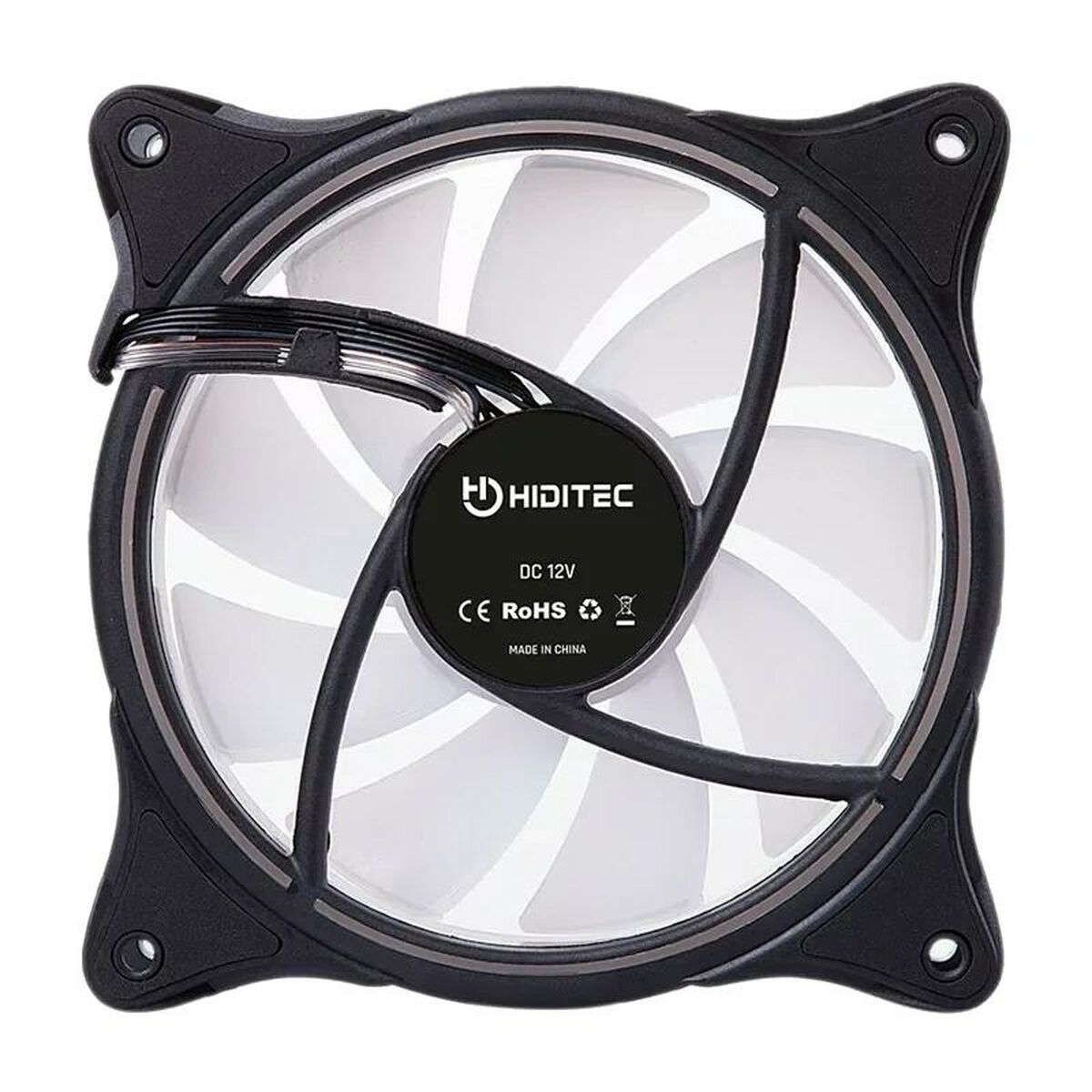 Box Ventilator Hiditec VGCH10008  12 cm ARGB Black