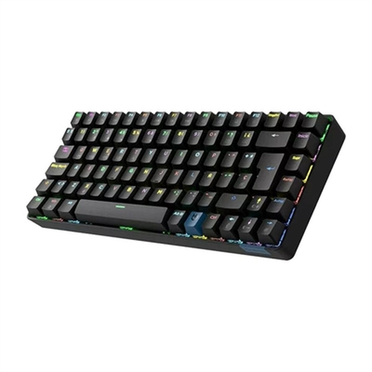 Keyboard Hiditec GKE010006 Black Spanish Qwerty Keyboard Hiditec GKE010006 Black Spanish Qwerty