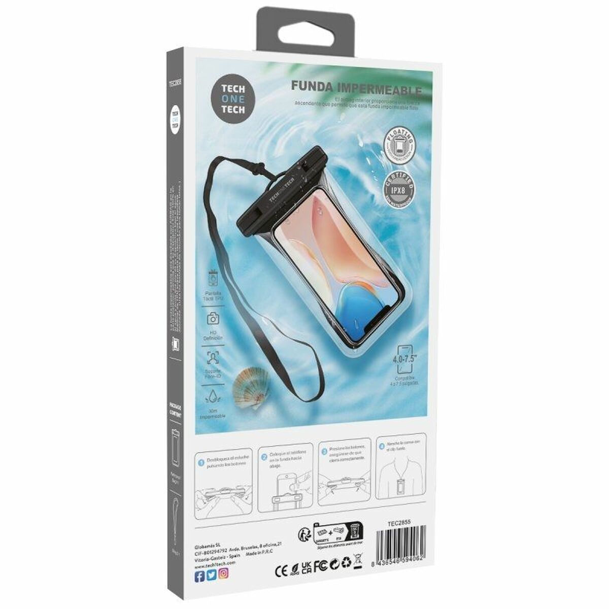 Universal Mobile Case Tech One Tech TEC2855 (7,5″)