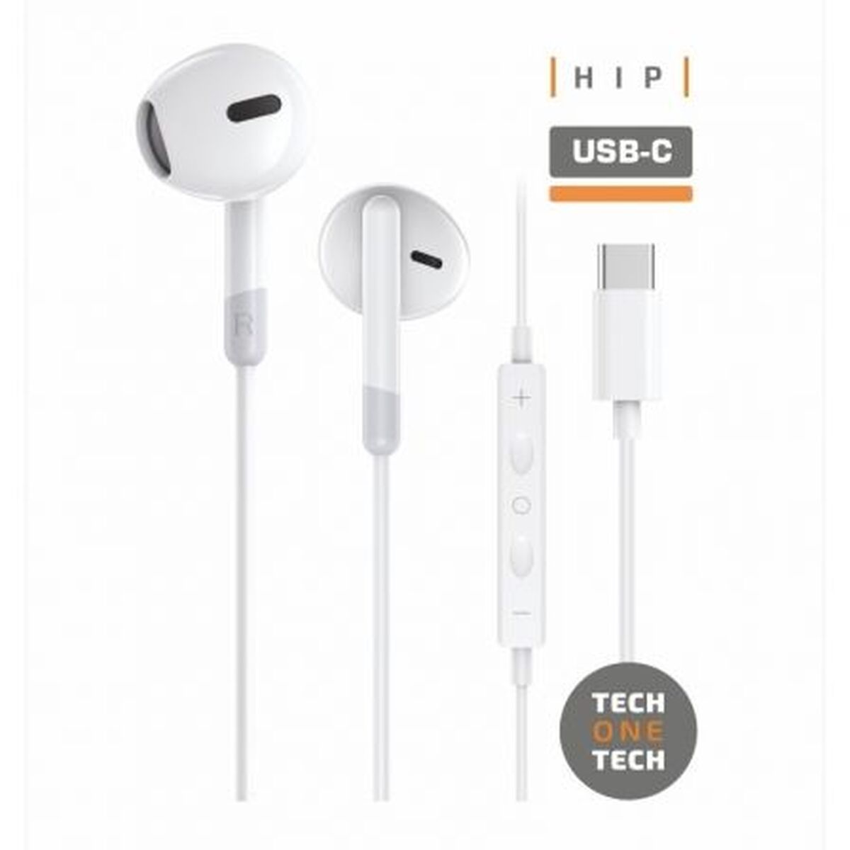 Headphones Tech One Tech TEC1301 White Headphones Tech One Tech TEC1301 White