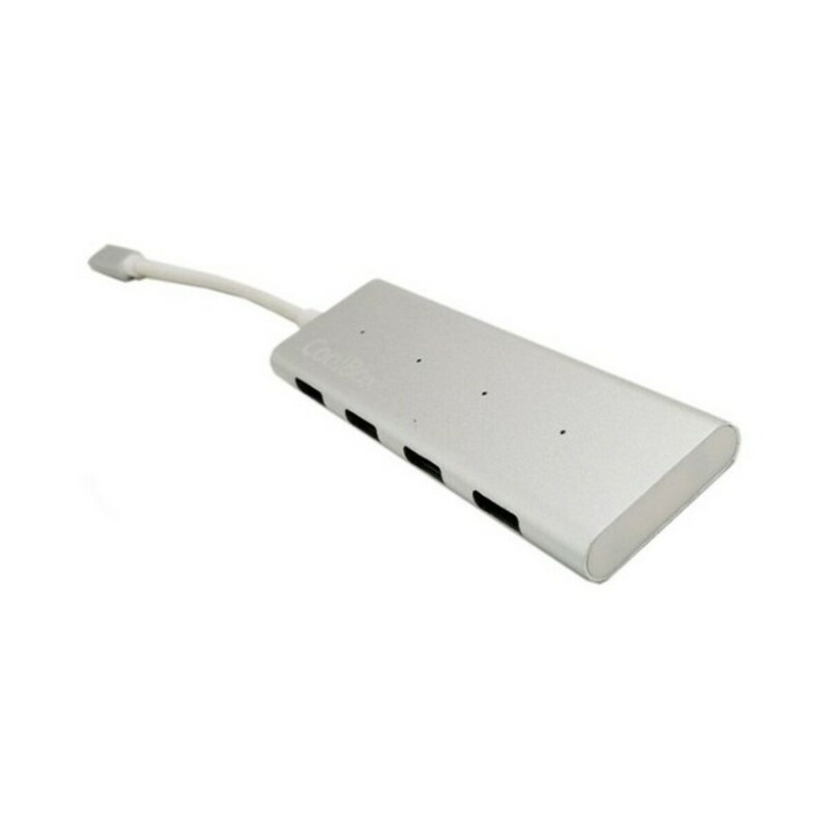 USB Hub C CoolBox COO-HUC4U3 Aluminium USB Hub C CoolBox COO-HUC4U3 Aluminium