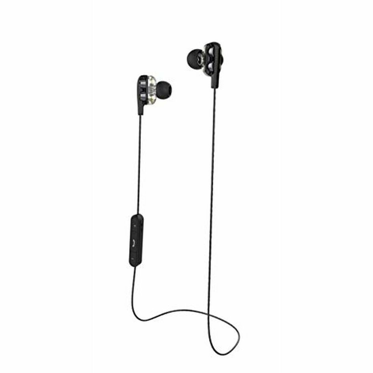 Bluetooth Headset with Microphone CoolBox CoolTwin Black Bluetooth Headset with Microphone CoolBox CoolTwin Black