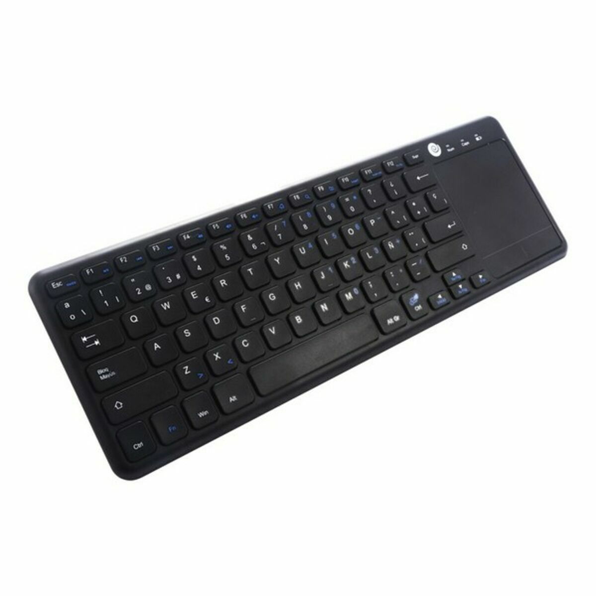 Keyboard with Touchpad CoolBox CoolTouch Black QWERTY