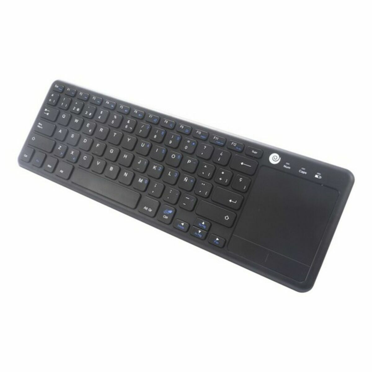 Keyboard with Touchpad CoolBox CoolTouch Black QWERTY