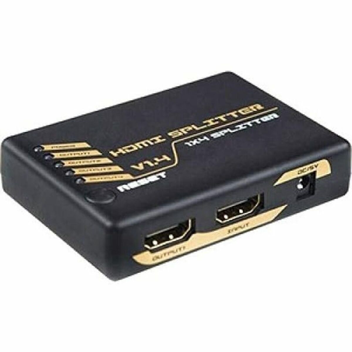 Splitter DCU 1×4 HDMI Black