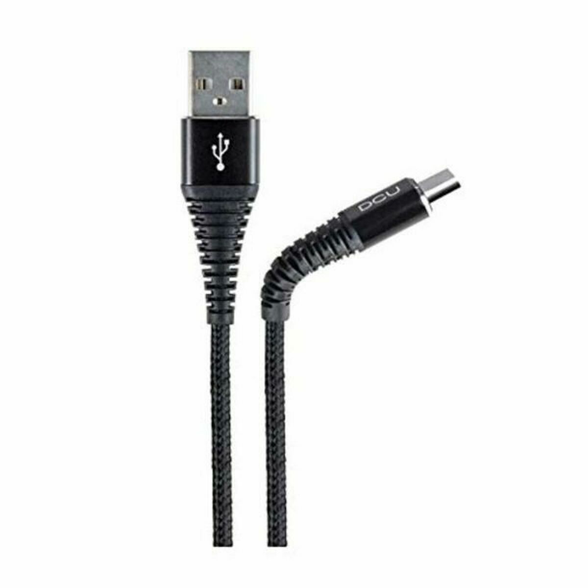 USB-C Cable DCU 30402055 Black 1,5 m USB-C Cable DCU 30402055 Black 1,5 m