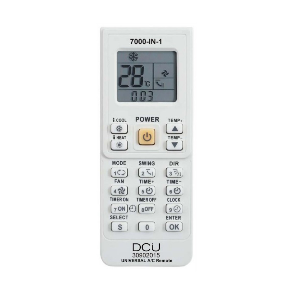 Universal Remote Control DCU 7000 Universal Remote Control DCU 7000
