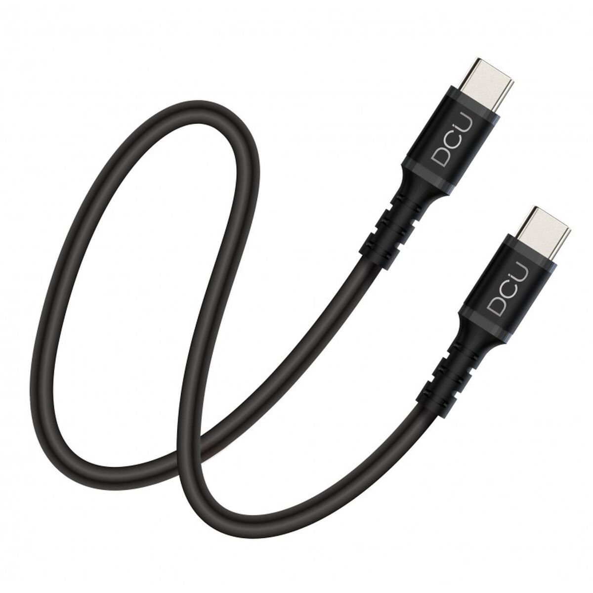 USB-C Cable DCU 30402085 Black 1,5 m USB-C Cable DCU 30402085 Black 1,5 m