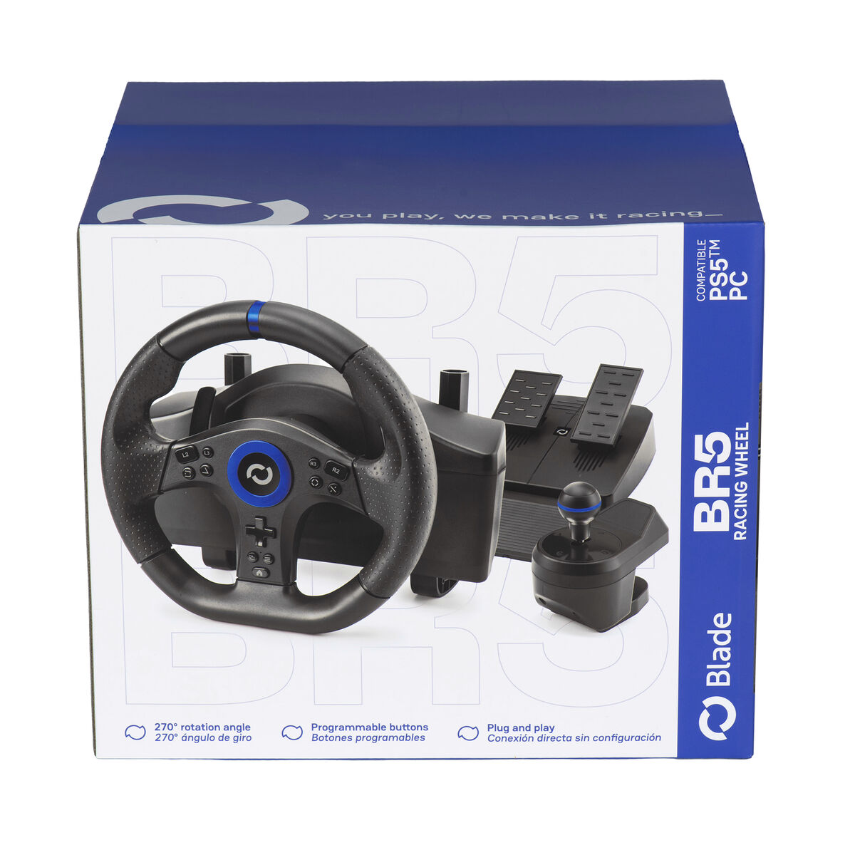 Racing Steering Wheel FR-TEC BL7002 Racing Steering Wheel FR-TEC BL7002