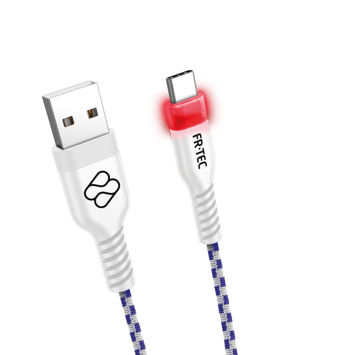 USB A to USB C Cable FR-TEC FT0030 White 3 m USB A to USB C Cable FR-TEC FT0030 White 3 m