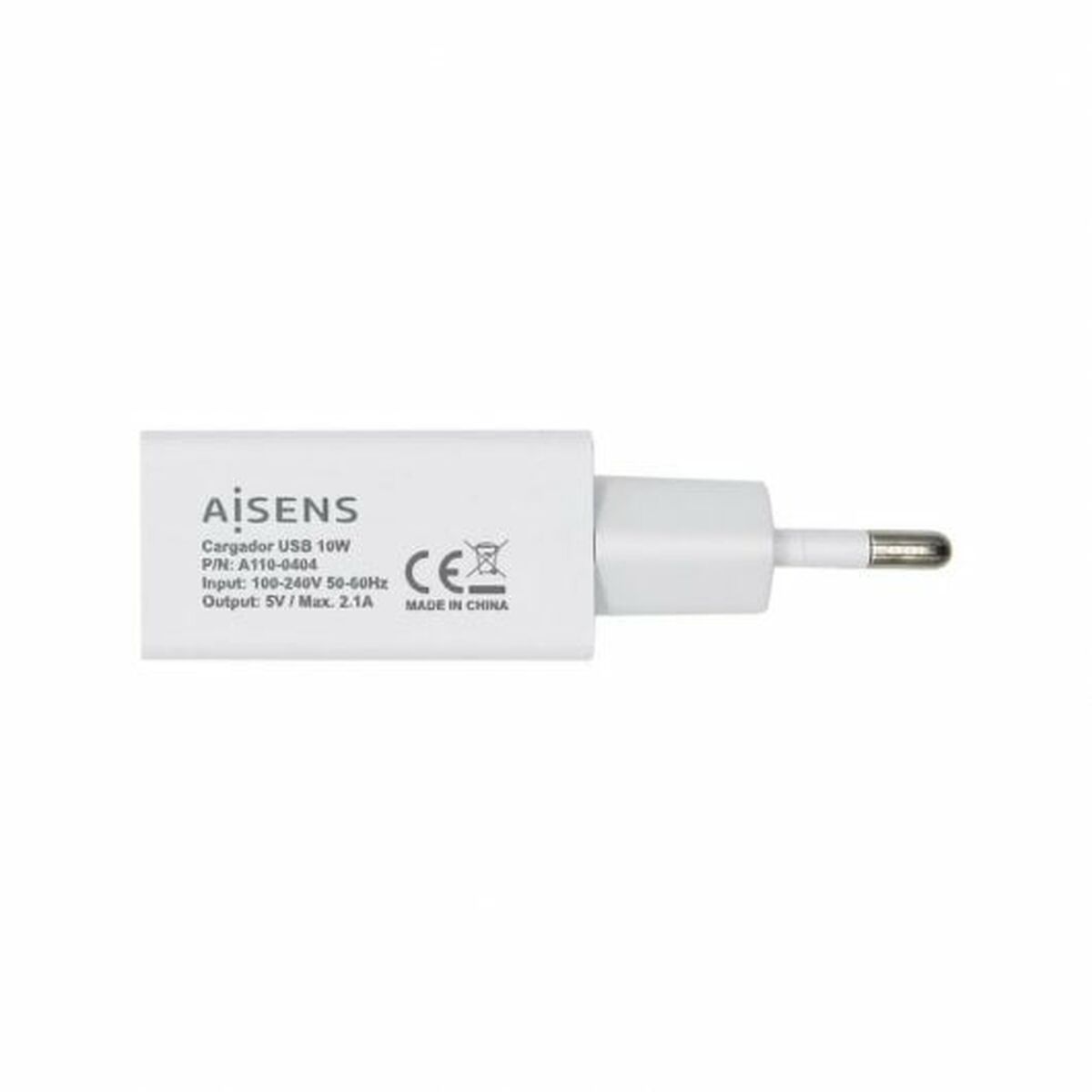 Wall Charger Aisens A110-0404 White 10 W (1 Unit)