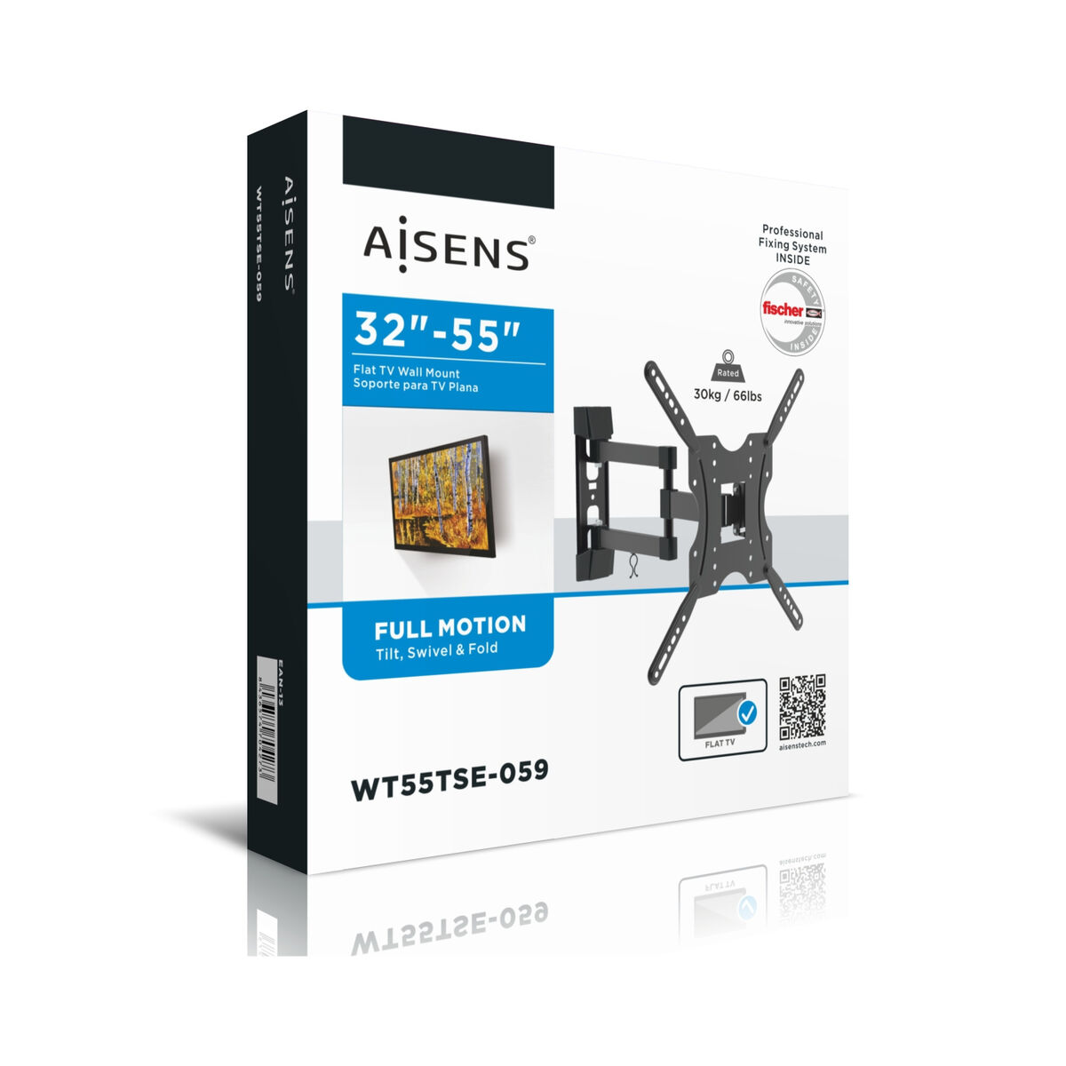 Wall Bracket Aisens WT55TSE-059 32″ 32″-55″ Rotating Adjustable Television Monitor