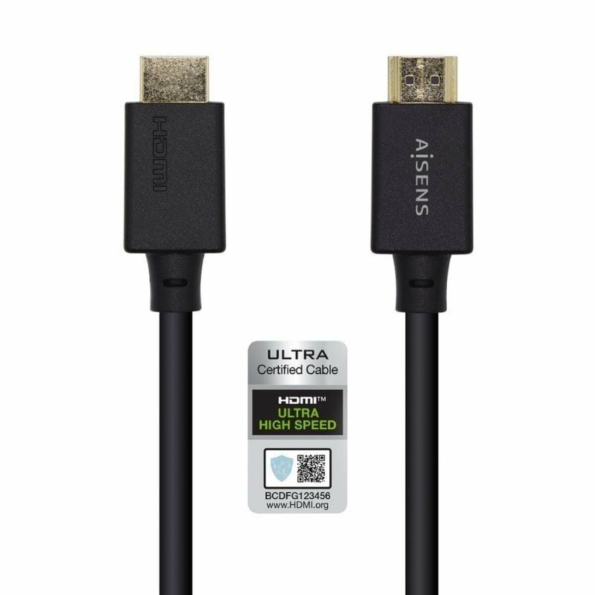 HDMI Cable Aisens A150-0423 Black 2 m HDMI Cable Aisens A150-0423 Black 2 m