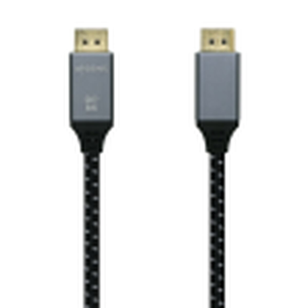 DisplayPort Cable Aisens Black Black/Grey 50 cm DisplayPort Cable Aisens Black Black/Grey 50 cm