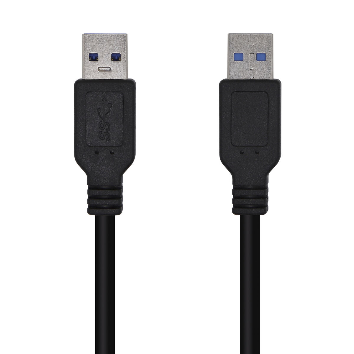 USB Cable Aisens A105-0448 Black 3 m (1 Unit) USB Cable Aisens A105-0448 Black 3 m (1 Unit)
