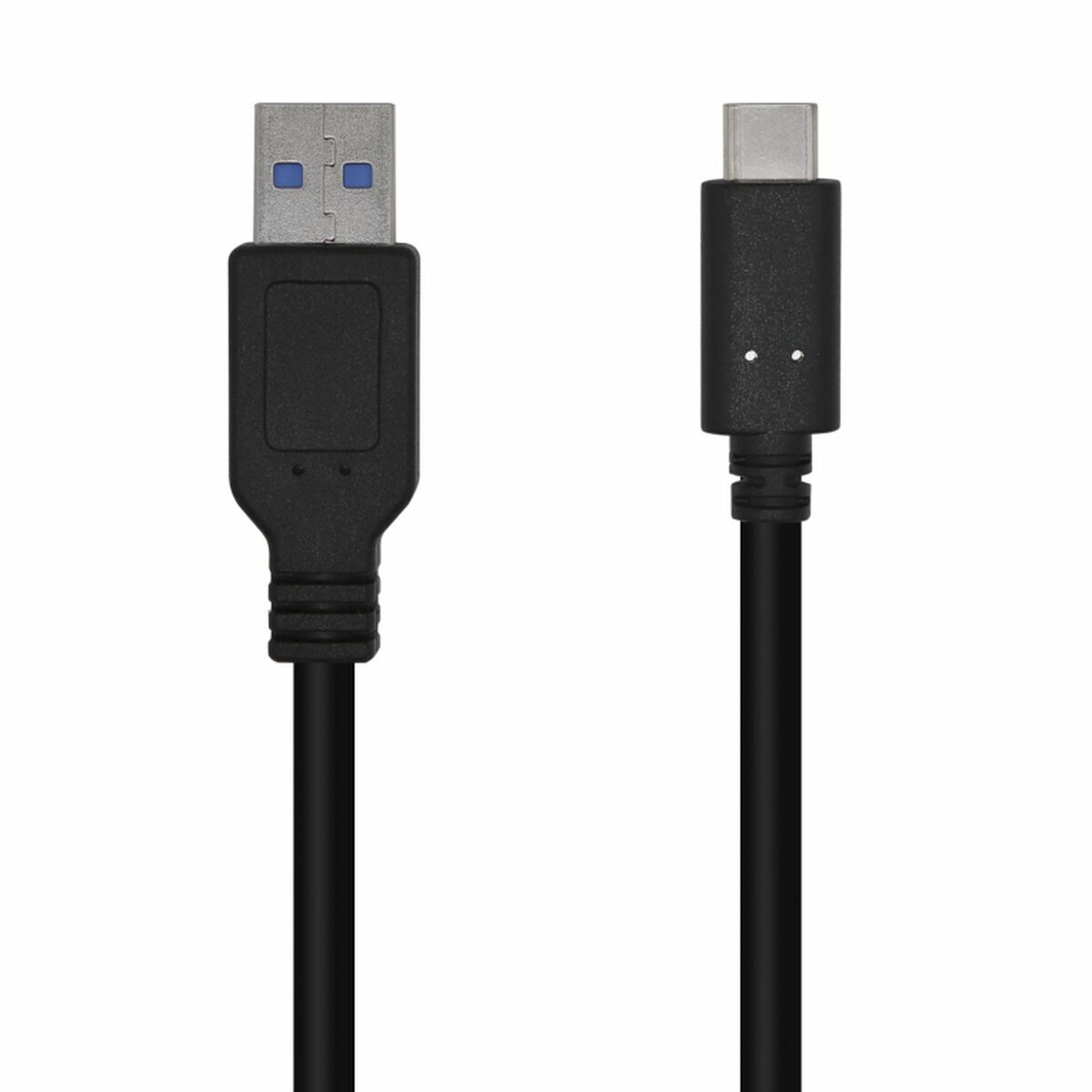 USB A to USB-C Cable Aisens A107-0449 Black 50 cm (1 Unit) USB A to USB-C Cable Aisens A107-0449 Black 50 cm (1 Unit)