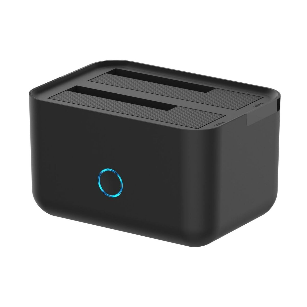 Dual Dock Station Aisens EASDS-D01B Black USB USB 3.0 USB-A Dual Dock Station Aisens EASDS-D01B Black USB USB 3.0 USB-A