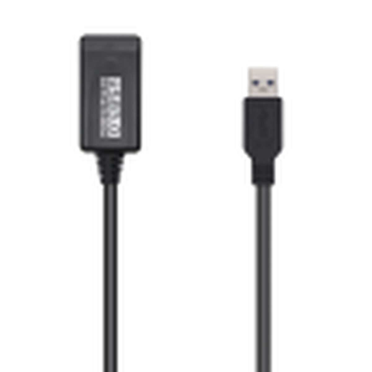 USB Cable Aisens Black 5 m (1 Unit)