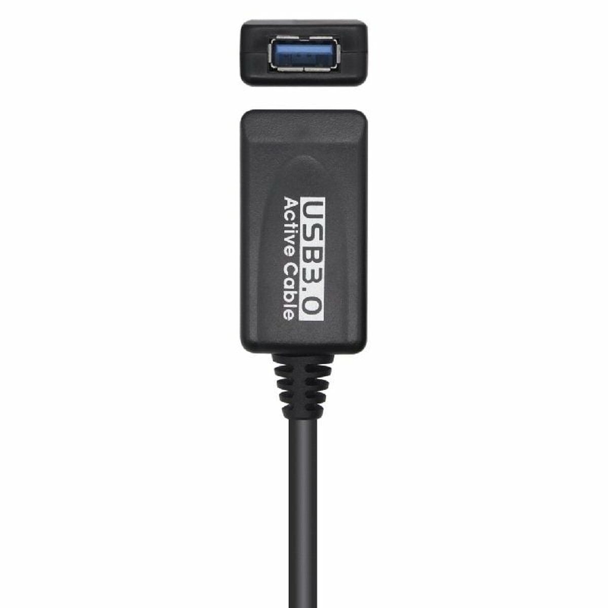 USB Extension Cable Aisens A105-0525 Black 5 m (1 Unit)