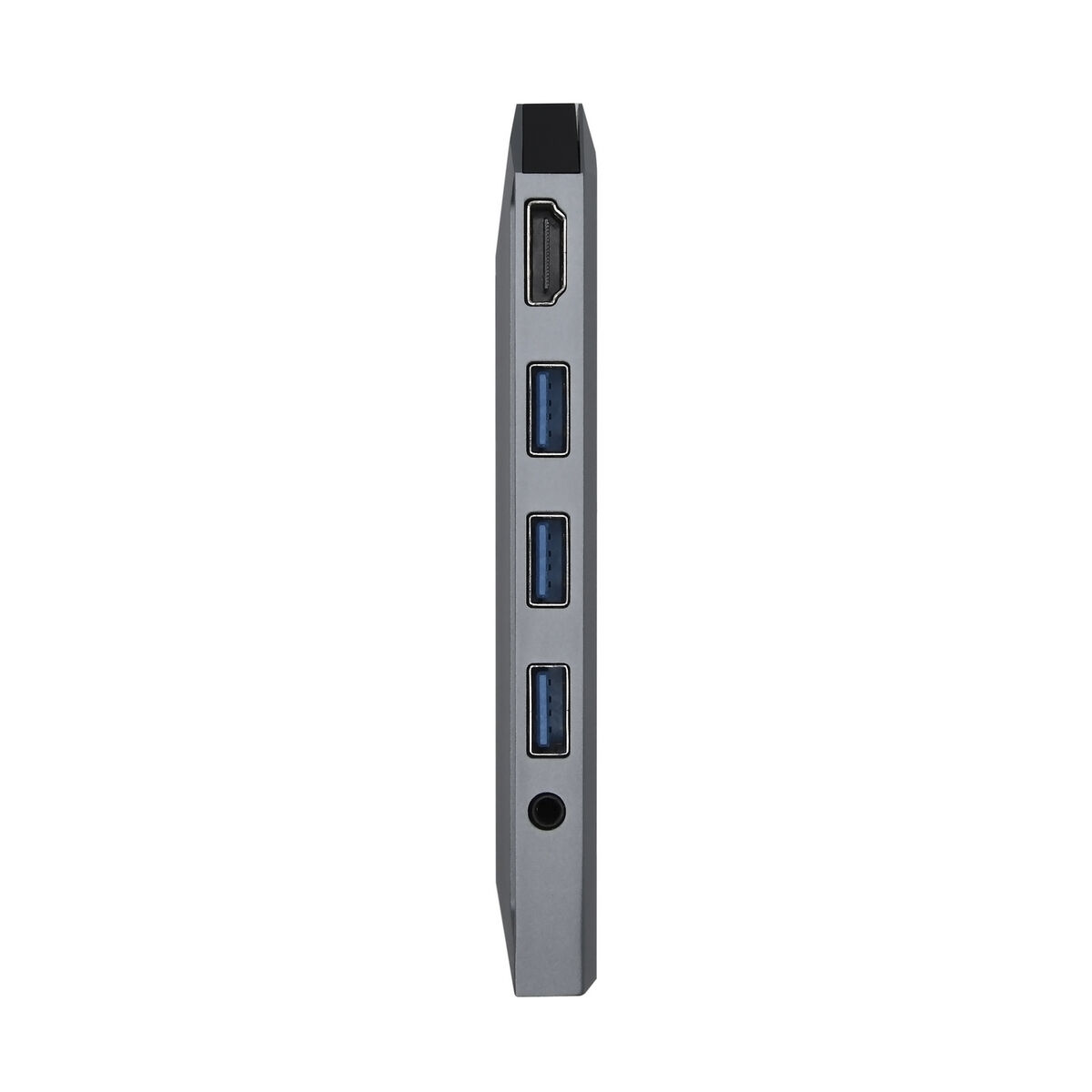 USB Hub Aisens ASUC-9P001-GR Black Grey 100 W