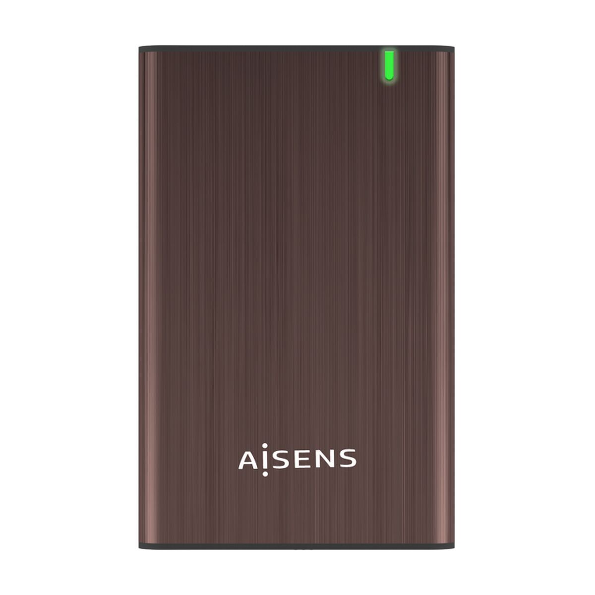 Hard drive case Aisens ASE-2525BWN Brown 2,5″ Hard drive case Aisens ASE-2525BWN Brown 2,5″