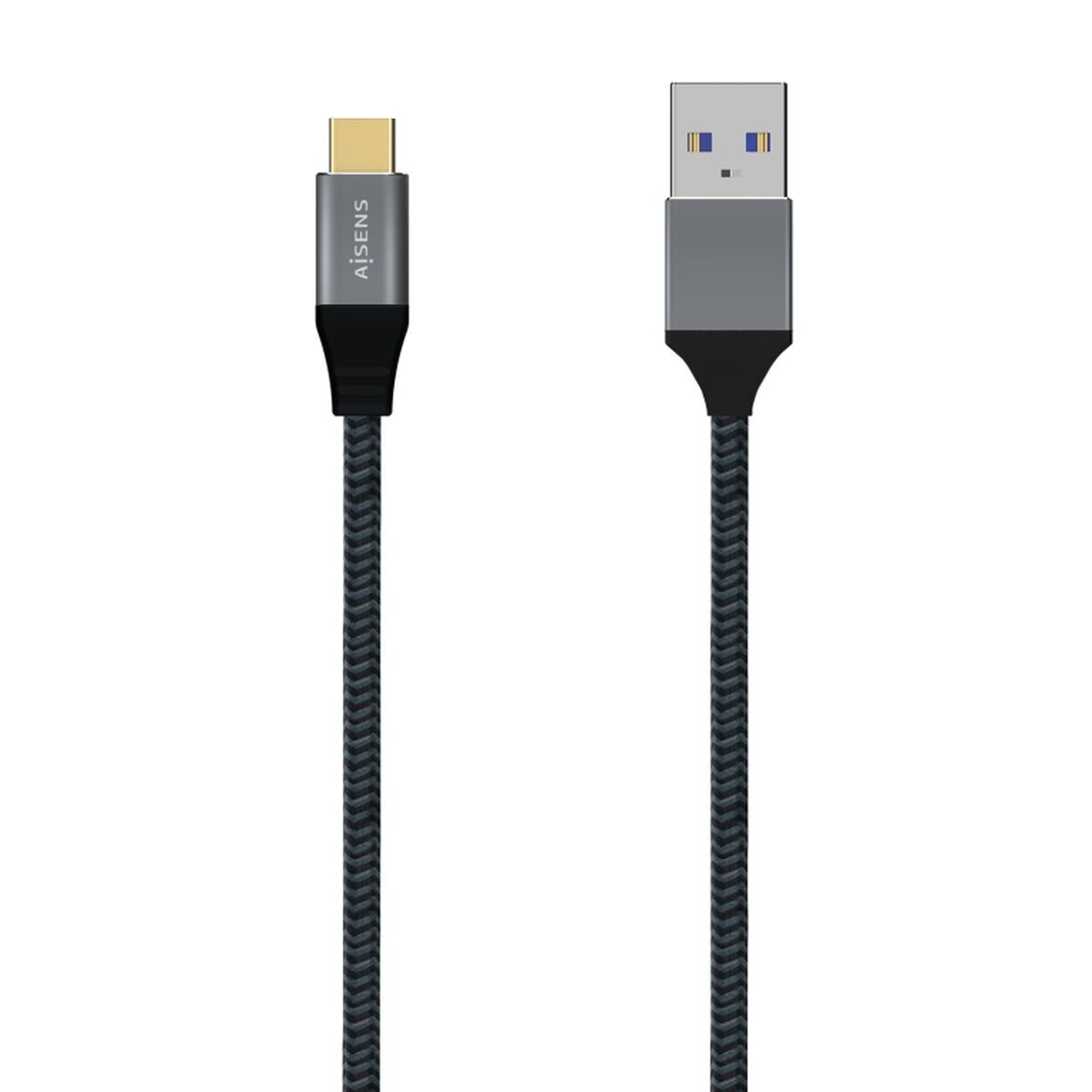 USB-C Cable Aisens A107-0631 Grey 1 m USB-C Cable Aisens A107-0631 Grey 1 m
