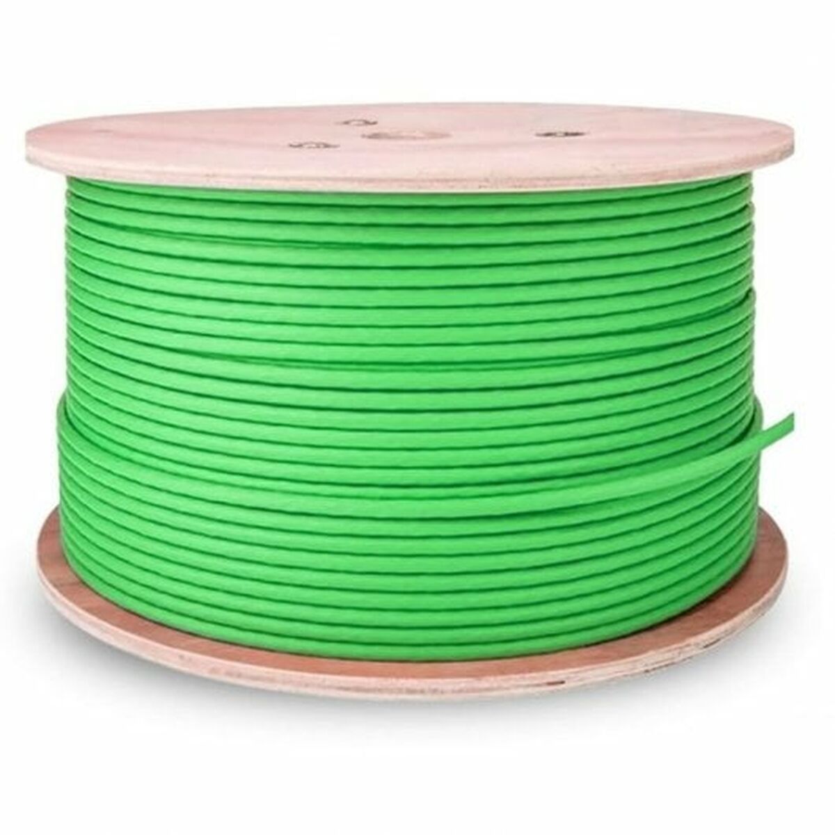 FTP Category 7 Rigid Network Cable Aisens AWG23 305 m Green
