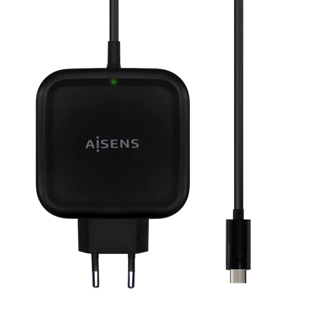 Wall Charger Aisens ASCH-1PD65WL-BK Black 65 W Wall Charger Aisens ASCH-1PD65WL-BK Black 65 W