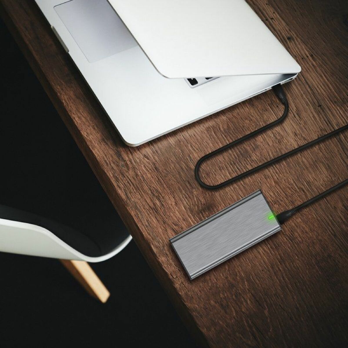 USB-C Cable Aisens Black 60 cm