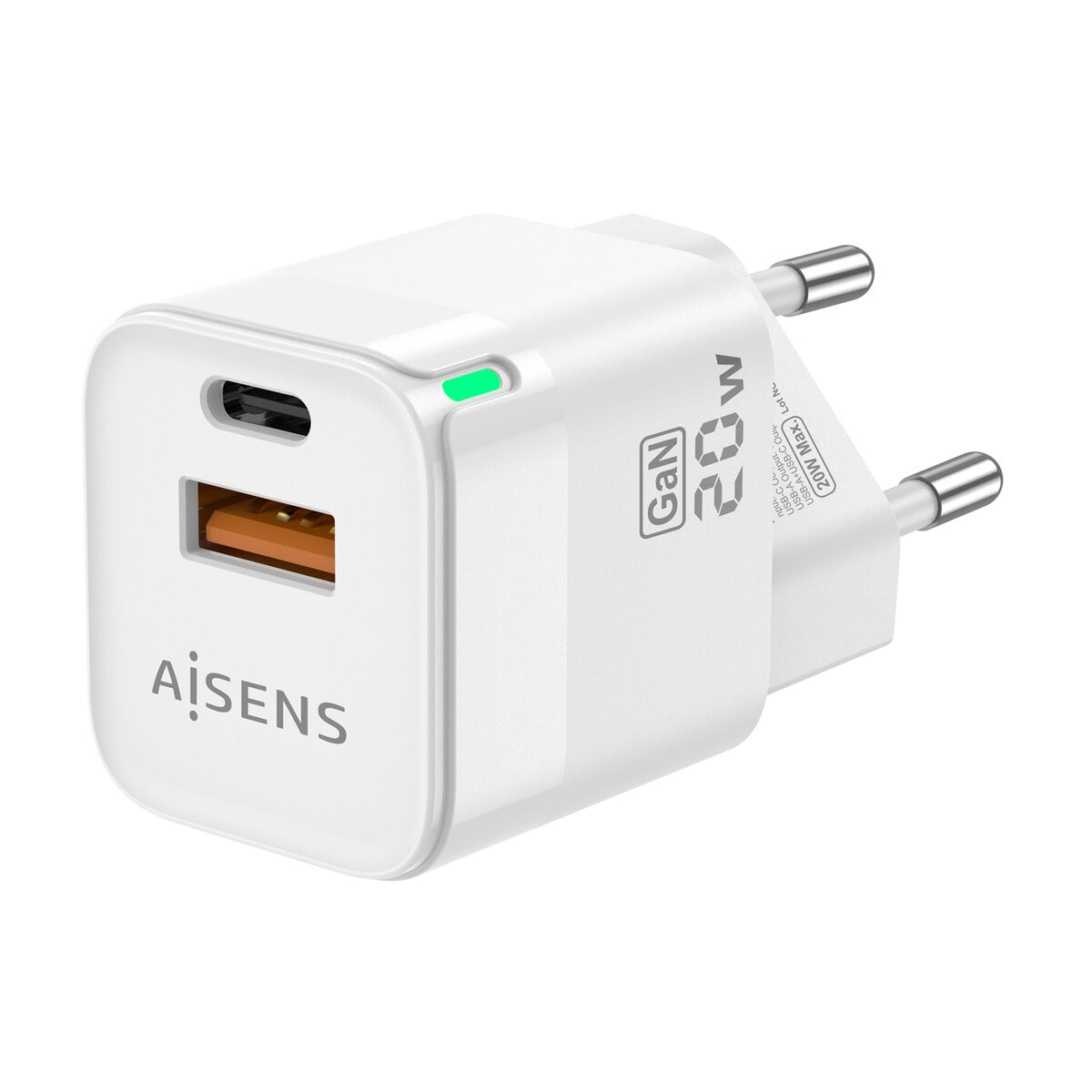 Wall Charger Aisens ASCH-20W2P002-W