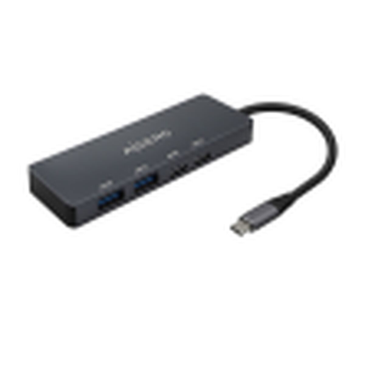 USB Hub Aisens Grey Multicolour (1 Unit) USB Hub Aisens Grey Multicolour (1 Unit)