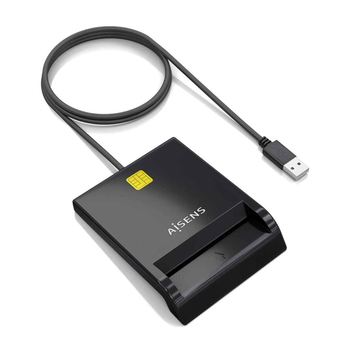 External Card Reader DNI Aisens ASCR-SN06-BK Black External Card Reader DNI Aisens ASCR-SN06-BK Black