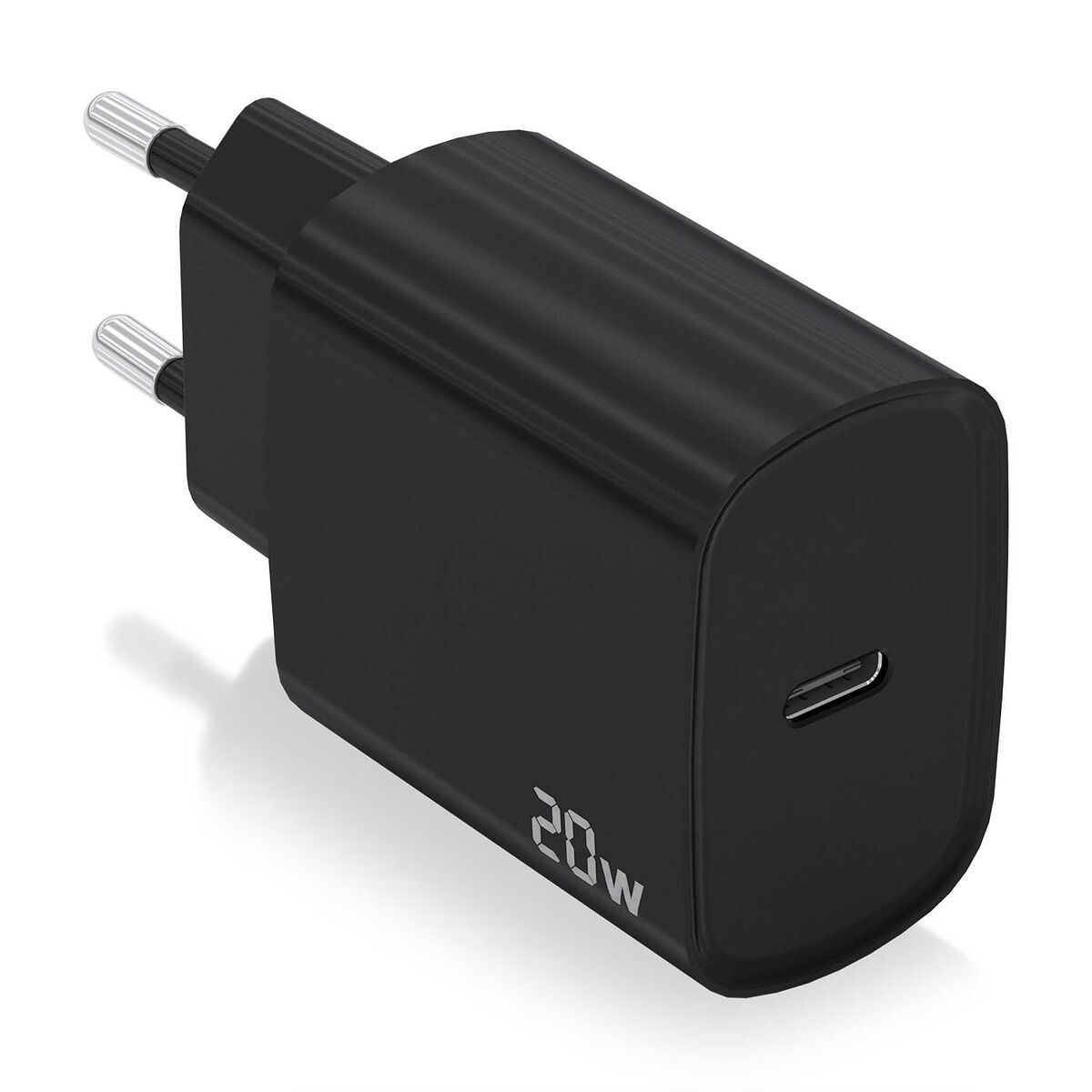 Wall Charger Aisens A110-0753 Black 20 W (1 Unit) Wall Charger Aisens A110-0753 Black 20 W (1 Unit)