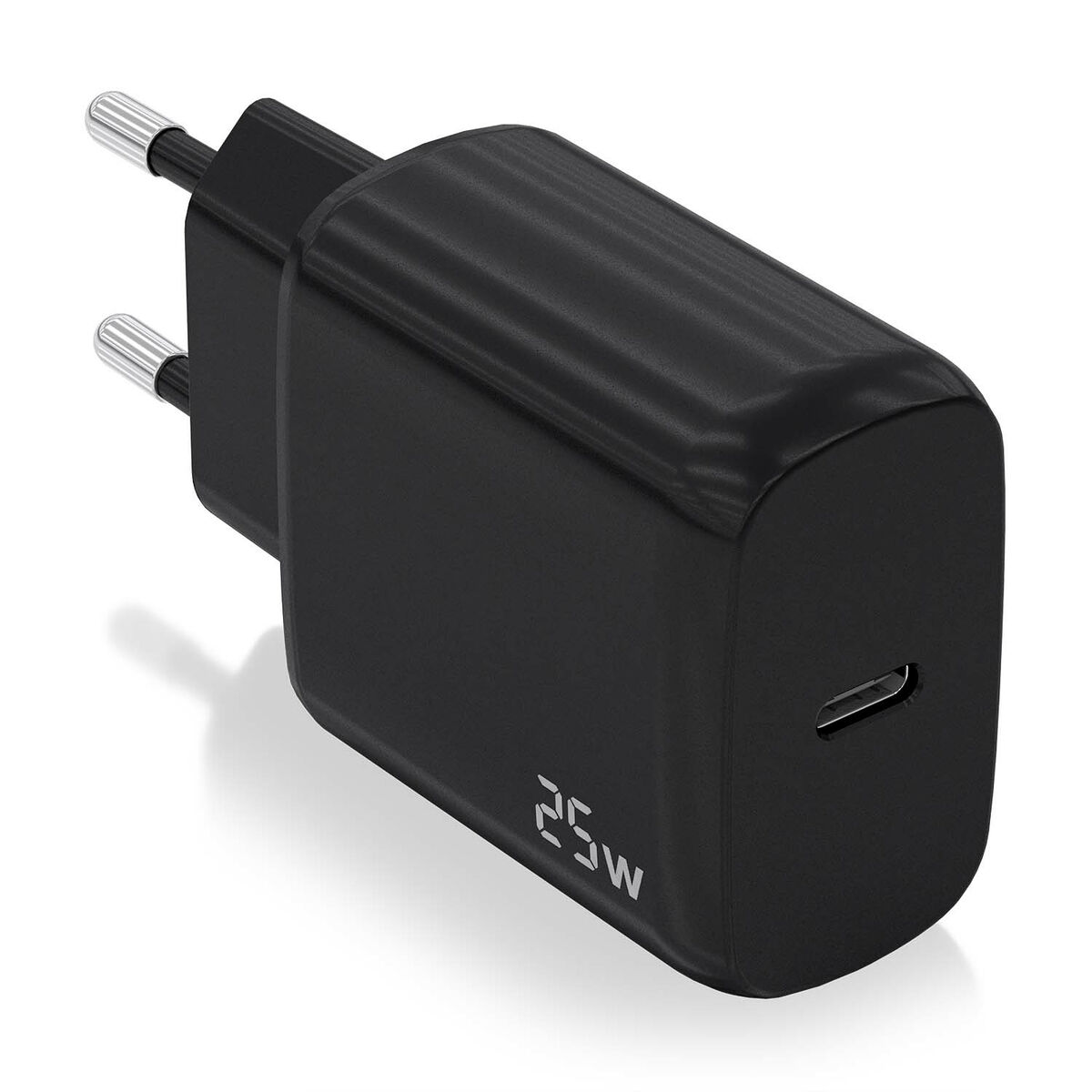 Wall Charger Aisens A110-0757 25 W Black (1 Unit) Wall Charger Aisens A110-0757 25 W Black (1 Unit)