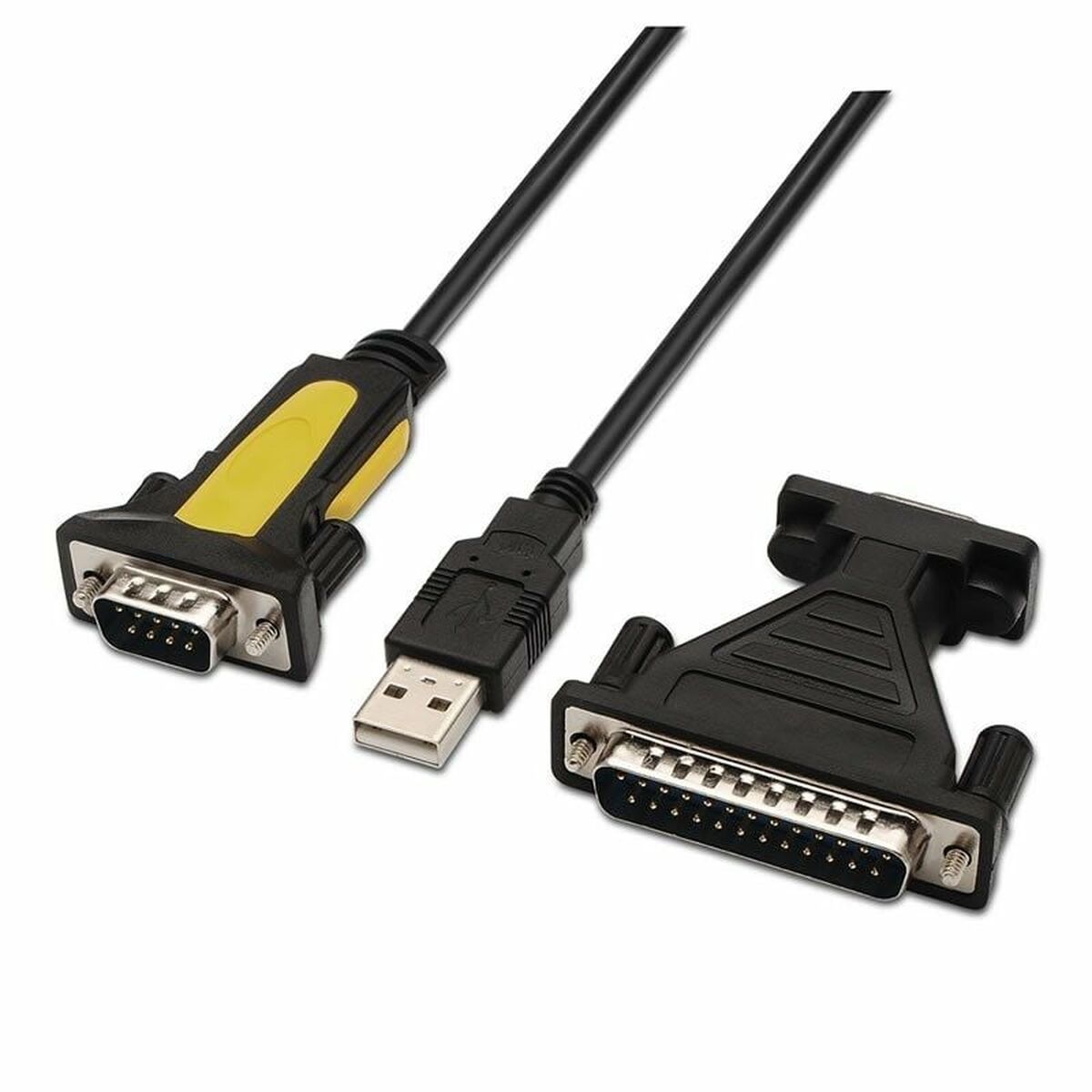 Data / Charger Cable with USB Aisens A104-0039 Black 1,8 m Data / Charger Cable with USB Aisens A104-0039 Black 1,8 m