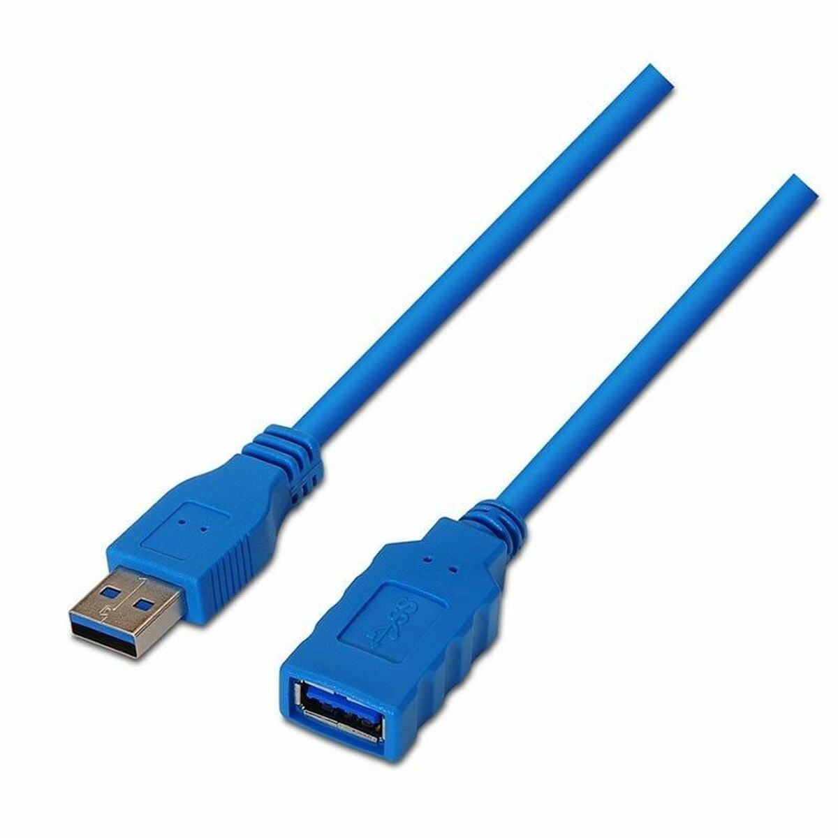 USB Extension Cable Aisens A105-0046 Blue 2 m (1 Unit) USB Extension Cable Aisens A105-0046 Blue 2 m (1 Unit)