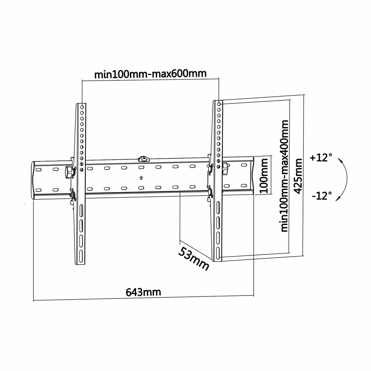 TV Mount Aisens WT70T-017 37″-70″ 70″ 37″