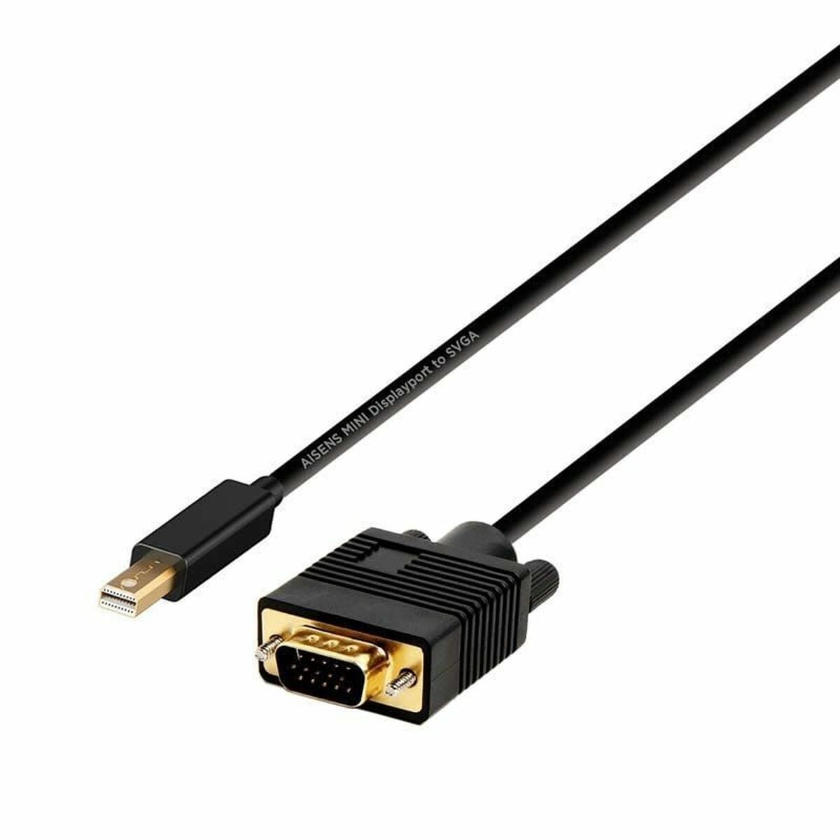 Mini DisplayPort to VGA adapter Aisens A125-0362 Black 2 m Mini DisplayPort to VGA adapter Aisens A125-0362 Black 2 m