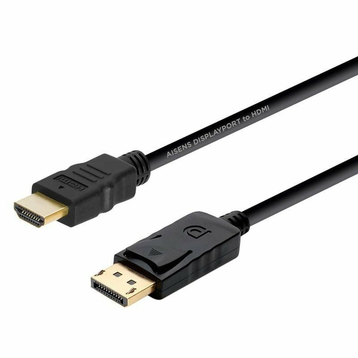 DisplayPort to HDMI Cable Aisens A125-0364 Black 2 m DisplayPort to HDMI Cable Aisens A125-0364 Black 2 m