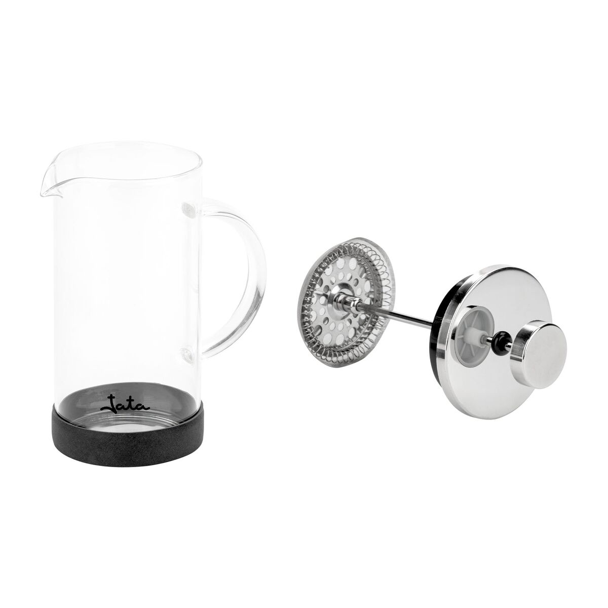 Cafetire with Plunger JATA HCAF1135 Black 350 ml