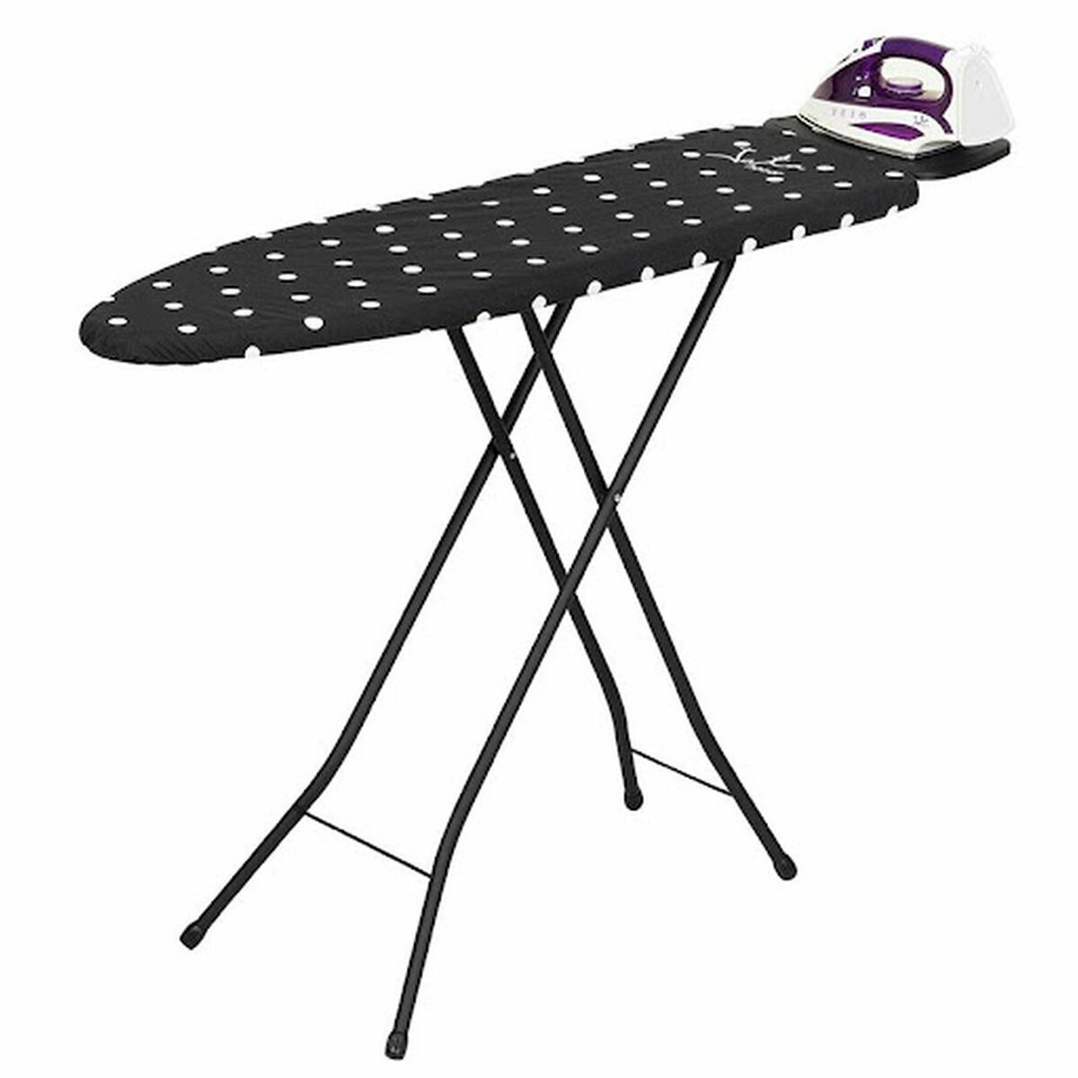 Ironing board JATA HPLA8100 Black Stainless steel (1 Unit) Ironing board JATA HPLA8100 Black Stainless steel (1 Unit)