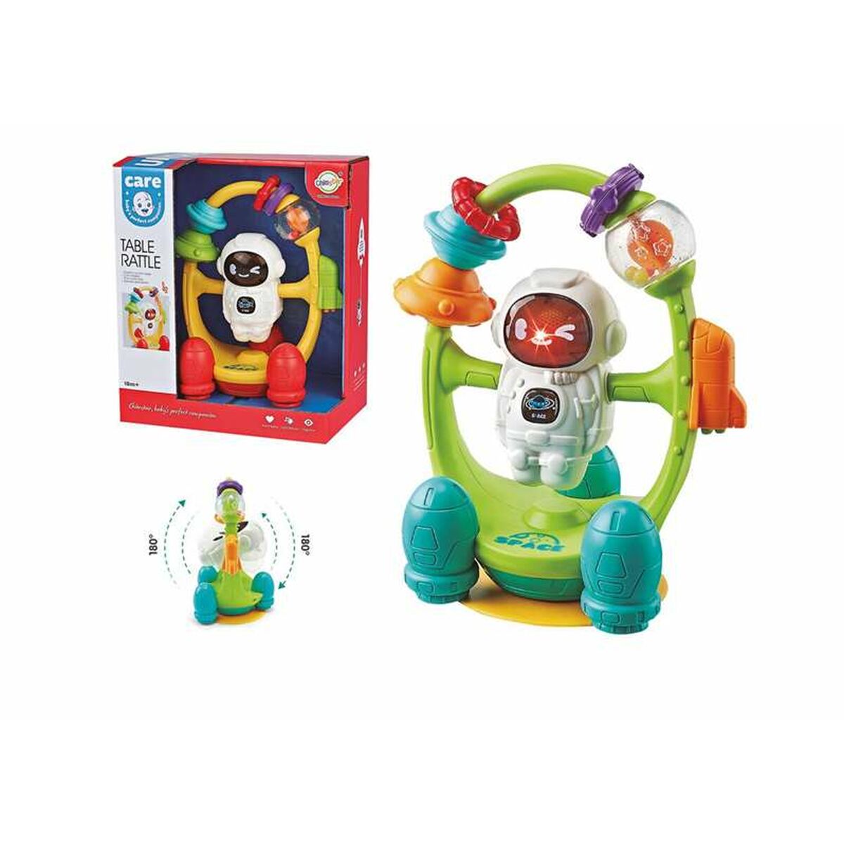 Interactive Toy for Babies Light Sound Rotating Astronaut 20 x 16 cm Interactive Toy for Babies Light Sound Rotating Astronaut 20 x 16 cm