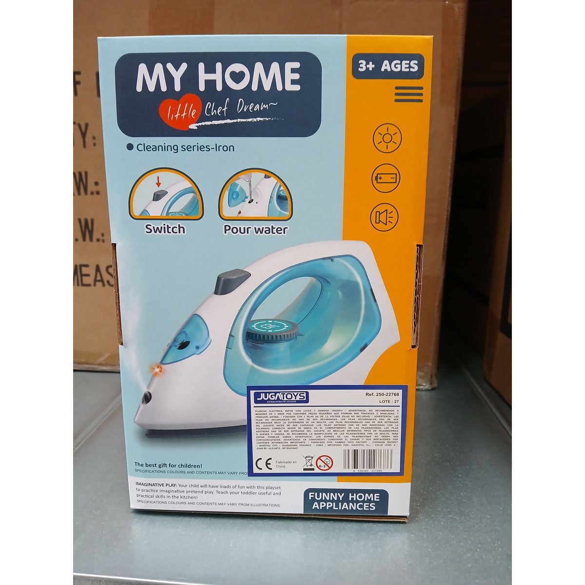 Toy Clothes Iron 15 x 25 x 14 cm