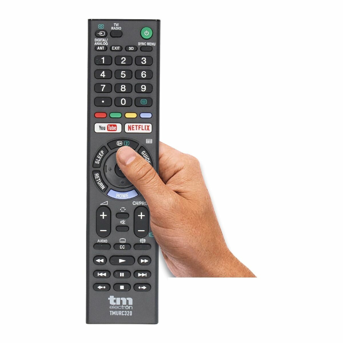 Universal Remote Control TM Electron TMURC320 Black