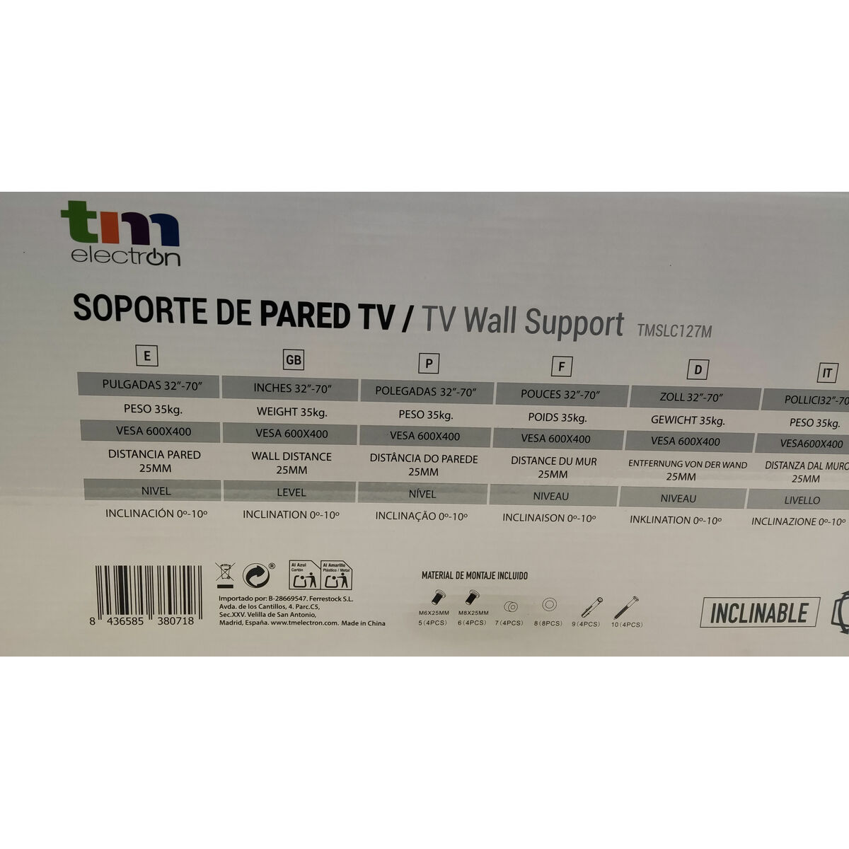 TV Mount TM Electron 32″-65″ 35 kg