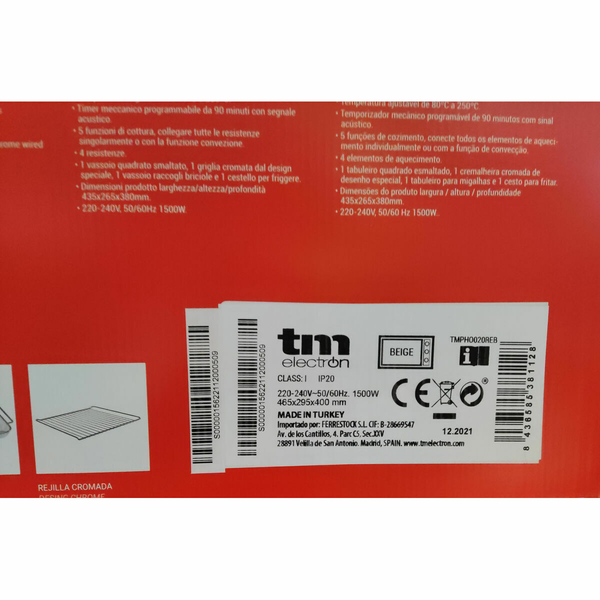 Camping stove TM Electron (Refurbished B)